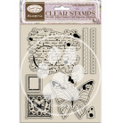 STAMPERIA QUIET DAYS STAMPS 14/18CM WTK230