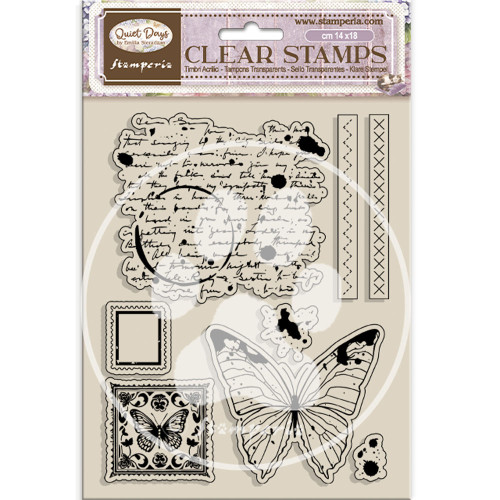 STAMPERIA QUIET DAYS STAMPS 14/18CM WTK230