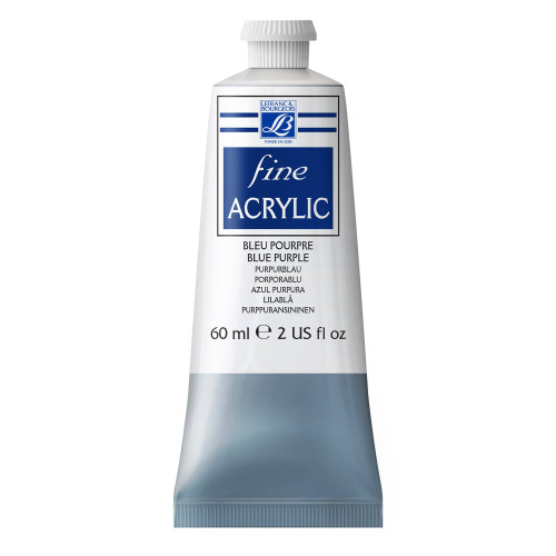 L&B ACRYLIC PAINT FINE 60 ML - BLUE PURPLE 045