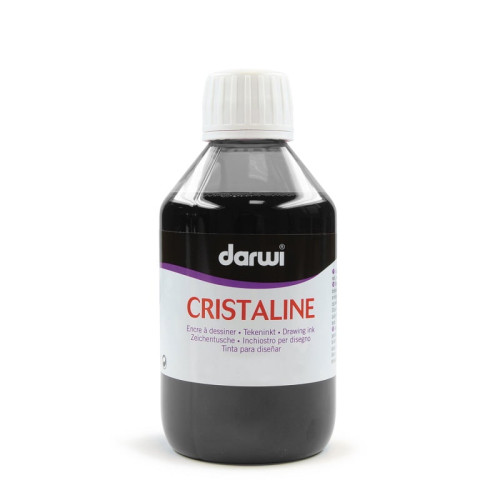 DARWI WATER-BASED PAINT 250 ML - BLACK