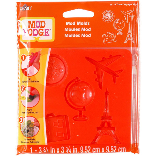 PLAID SILICONE MOLD FOR POLYMER CLAY 25119