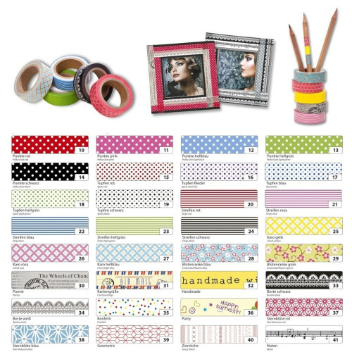 WASHI TAPE - DECORATION TAPE - CHECKERED