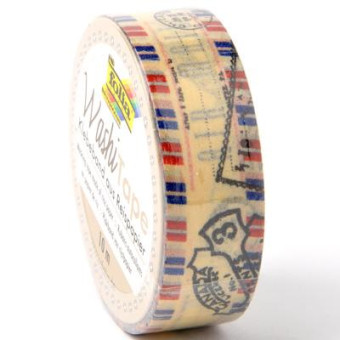 FOLIA WASHI TAPE - ЛЕПЕНКА ЗА ДЕКОРАЦИЯ - AIR MAIL