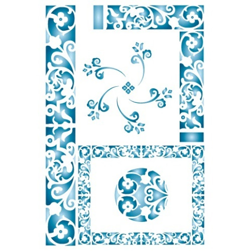 STAMPERIA UNIVERSAL TEMPLATE FOR MULTIPLE USE KSG267