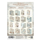 STAMPERIA WHITE CHRISTMAS JUNK JOURNAL 8 CARDS 4 STICKERS AND 4 CUTOUTS - SBJK28