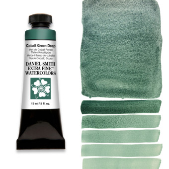 DANIEL SMITH WATERCOLOUR PAINT 15ML - COBALT GREEN DEEP 284600258