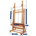 MABEF DOUBLE TRIPOD WITH CRANK M/02