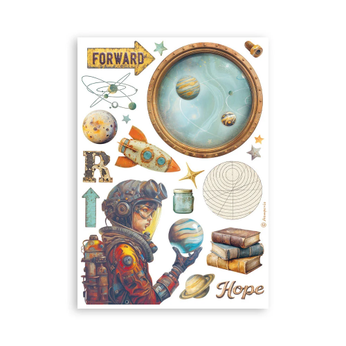 STAMPERIA A NEW BEGINNING WASHI PAD 8 ЛИСТА A5 - SBW31