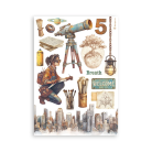 STAMPERIA A NEW BEGINNING WASHI PAD 8 ЛИСТА A5 - SBW31