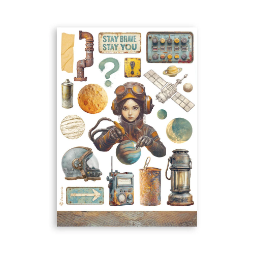 STAMPERIA A NEW BEGINNING WASHI PAD 8 ЛИСТА A5 - SBW31