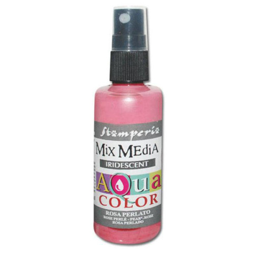 STAMPERIA AQUA COLOR 60 ML - IRIDESCENT PEARL ROSE KAQ023