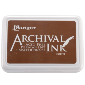 RANGER ARCHIVAL PERMANENT INK - COFFEE