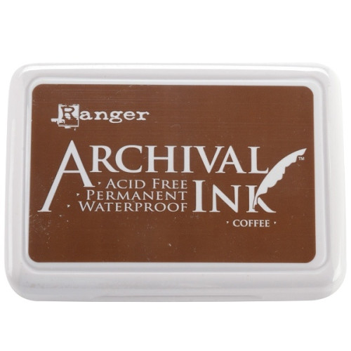 RANGER ARCHIVAL PERMANENT INK - COFFEE