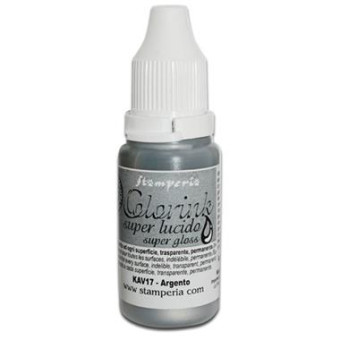 STAMPERIA COLOR INK 14 ML - KAV17 SILVER