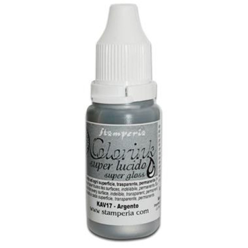 STAMPERIA COLOR INK 14 ML - KAV17 SILVER