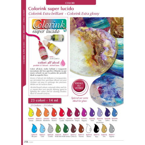 STAMPERIA COLOR INK 14 ML - KAV17 SILVER