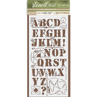 STAMPERIA MEDIA STENCIL - ШАБЛОН 12 Х 25 СМ - KSTDL32