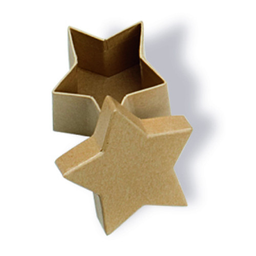 FOLIA CARDBOARD CRAFT BOX STAR SMALL