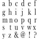 STAMPERIA WOODEN STAMPS FOR DECORATION - ALPHABET LARGE WTKAZD