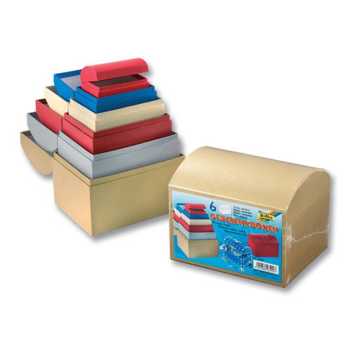 FOLIA CARDBOARD BOX CHEST - DARK RED
