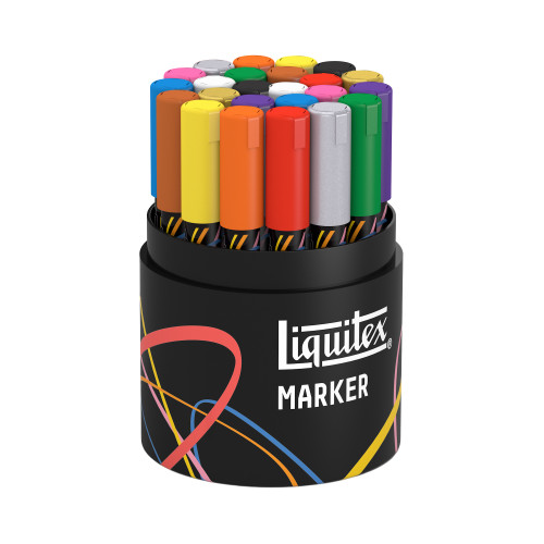 LIQUITEX АКРИЛНИ МАРКЕРИ КОМПЛЕКТ 24X2MM