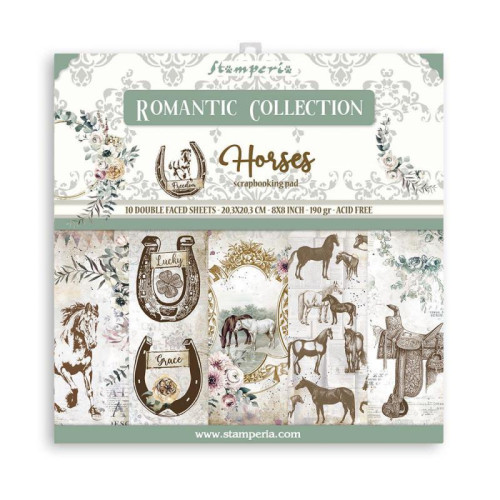 STAMPERIA БЛОКЧЕ ДИЗАЙНЕРСКА ХАРТИЯ 20,3/20,3 СМ - SBBS39