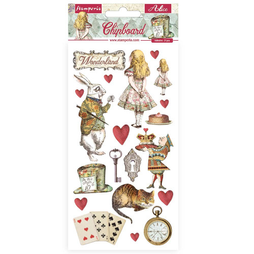STAMPERIA КАРТОНЕНИ ФИГУРКИ ЗА ДЕКОРАЦИЯ 21 БР. DFLCB39