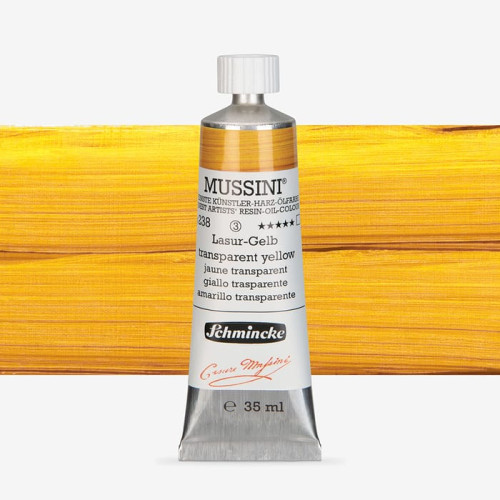 SCHMINCKE МАСЛЕНА БОЯ 35 МЛ MUSSINI TRANSPARENT YELLOW