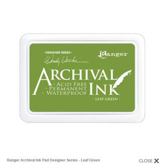 RANGER ARCHIVAL PERMANENT INK - LEAF GREEN