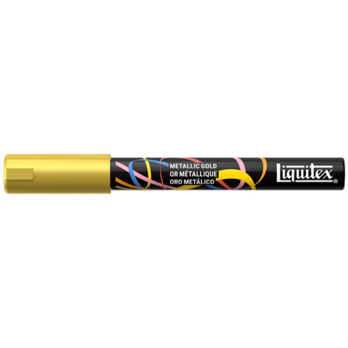 LIQUITEX АКРИЛЕН МАРКЕР 2MM - METALLIC GOLD