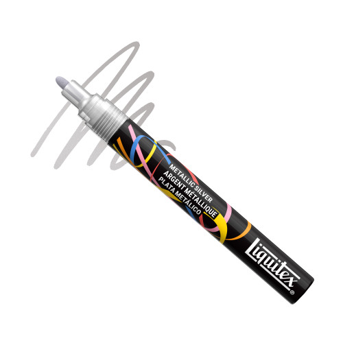 LIQUITEX АКРИЛЕН МАРКЕР 2MM - METALLIC SILVER