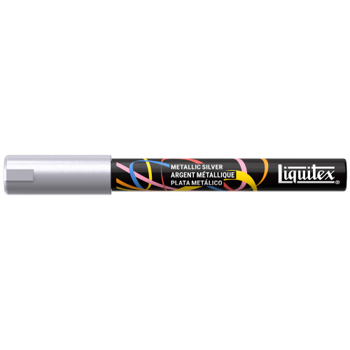 LIQUITEX АКРИЛЕН МАРКЕР 2MM - METALLIC SILVER