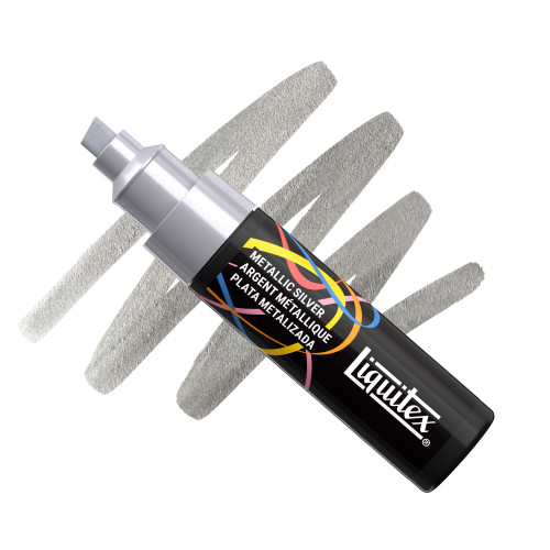 LIQUITEX АКРИЛЕН МАРКЕР 8MM - METALLIC SILVER