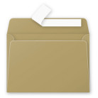 CLAIREFONTAINE ENVELOPE 114/162 MM - GOLD