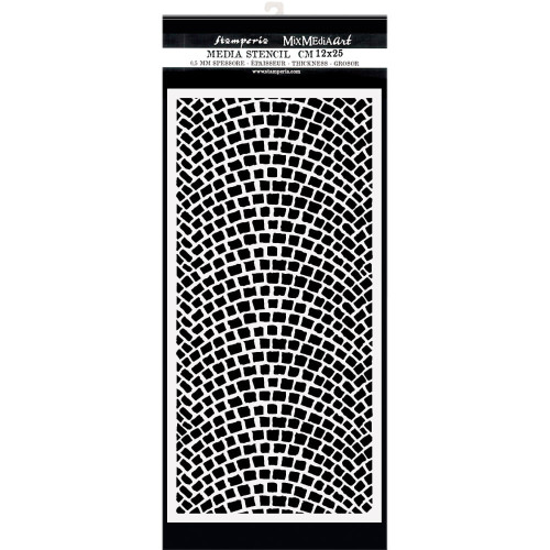 STAMPERIA MEDIA STENCIL - ШАБЛОН 12 Х 25 СМ - KSTDL52