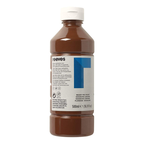 REEVES ТЕМПЕРНА БОЯ 500 МЛ. - BURNT UMBER 4551076
