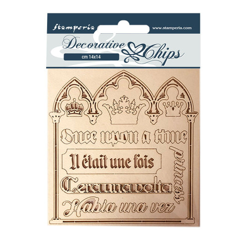 STAMPERIA ELEMENTS FROM CARDSTOCK 14/14CM SCB56
