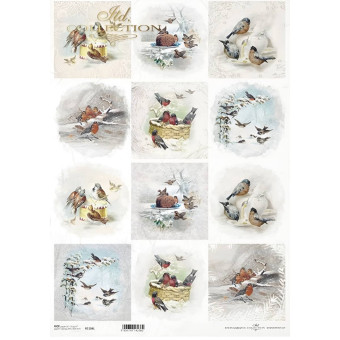 ITD COLLECTION DECOUPAGE RICE PAPER A3 - R1104L