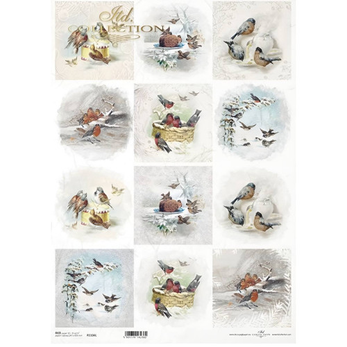 ITD COLLECTION DECOUPAGE RICE PAPER A3 - R1104L
