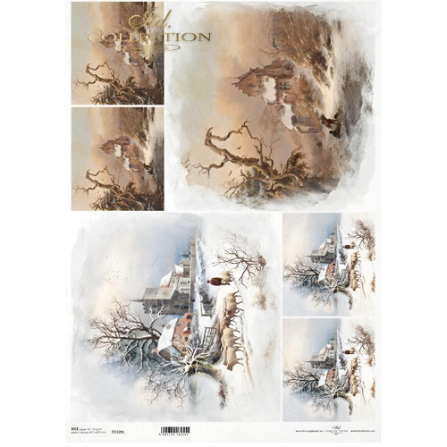 ITD COLLECTION ДЕКУПАЖНА ОРИЗОВА ХАРТИЯ А3 - R1109L