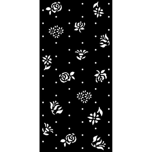 STAMPERIA MEDIA STENCIL - TEMPLATE 12 X 25 CM - KSTDL58