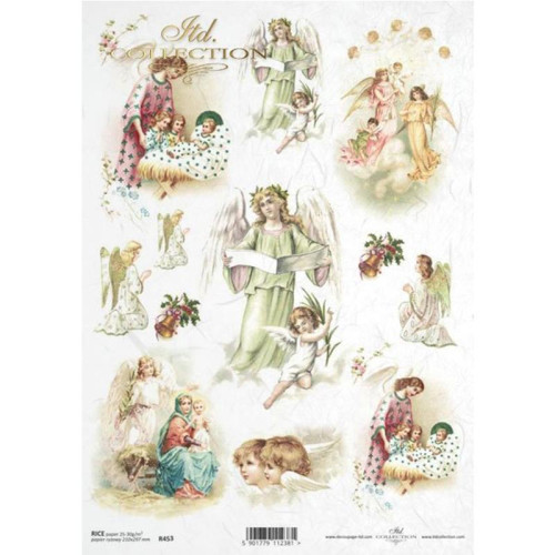 ITD COLLECTION DECOUPAGE RICE PAPER A4 - R0453
