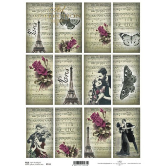 ITD COLLECTION ДЕКУПАЖНА ОРИЗОВА ХАРТИЯ А4 - R0538