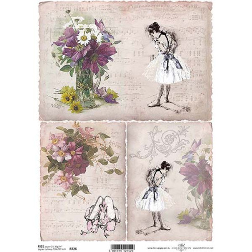 ITD COLLECTION ДЕКУПАЖНА ОРИЗОВА ХАРТИЯ А4 - R0726