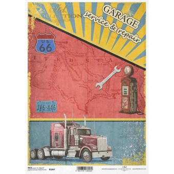 ITD COLLECTION ДЕКУПАЖНА ОРИЗОВА ХАРТИЯ А4 - R1047