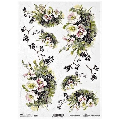 ITD COLLECTION DECOUPAGE RICE PAPER A4 - R1099