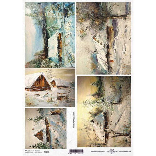 ITD COLLECTION DECOUPAGE RICE PAPER A4 - R1210