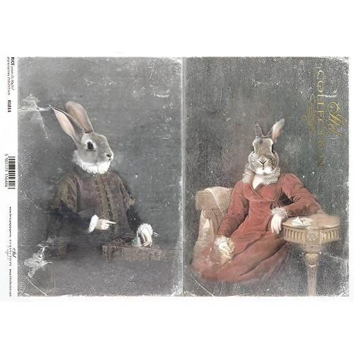 ITD COLLECTION DECOUPAGE RICE PAPER A4 - R1814