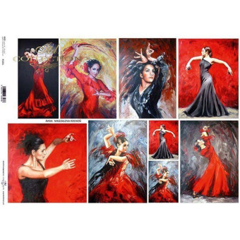ITD COLLECTION DECOUPAGE RICE PAPER A3 - R0101L