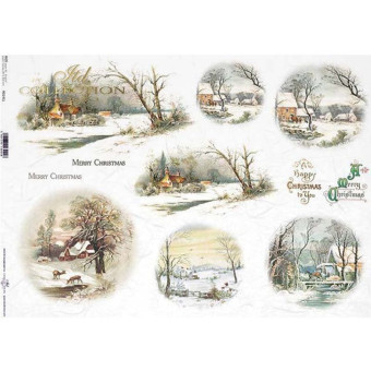 ITD COLLECTION DECOUPAGE RICE PAPER A3 - R0141L